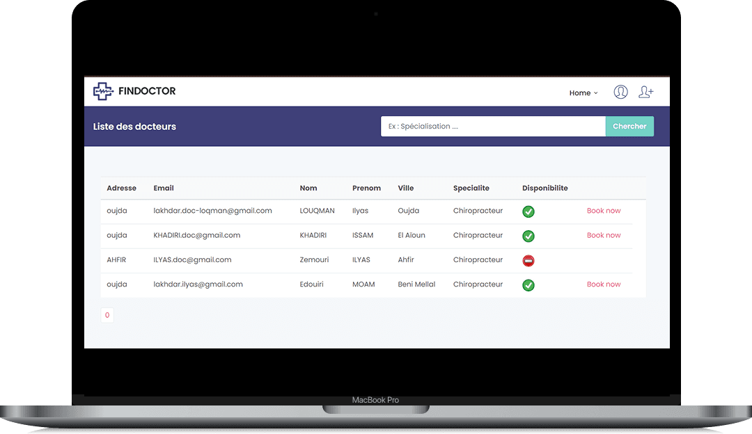Filter Doctors Page