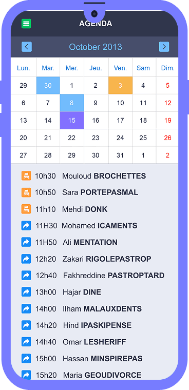 Calendar Page